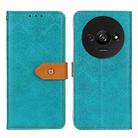For Xiaomi Redmi A3 European Floral Embossed Leather Phone Case(Blue) - 1
