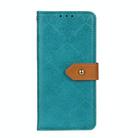 For Xiaomi Poco F6 / Redmi Turbo 3 European Floral Embossed Leather Phone Case(Blue) - 2