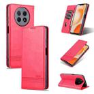 For Huawei Enjoy 60X AZNS Magnetic Calf Texture Flip Leather Phone Case(Red) - 1