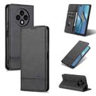 For Huawei Enjoy 60 Pro AZNS Magnetic Calf Texture Flip Leather Phone Case(Black) - 1