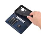 For Huawei Enjoy 70 AZNS Magnetic Calf Texture Flip Leather Phone Case(Dark Blue) - 6