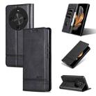 For Huawei Maimang 30 AZNS Magnetic Calf Texture Flip Leather Phone Case(Black) - 1