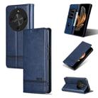 For Huawei Maimang 30 AZNS Magnetic Calf Texture Flip Leather Phone Case(Dark Blue) - 1