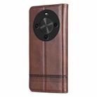 For Huawei Maimang 30 AZNS Magnetic Calf Texture Flip Leather Phone Case(Dark Brown) - 3