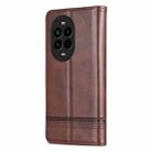 For Huawei nova 13 Pro AZNS Magnetic Calf Texture Flip Leather Phone Case(Dark Brown) - 3