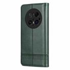 For Huawei Mate 70 Pro / 70 Pro+ AZNS Magnetic Calf Texture Flip Leather Phone Case(Dark Green) - 3