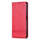 For Huawei Enjoy 80 AZNS Magnetic Calf Texture Flip Leather Phone Case(Red) - 2