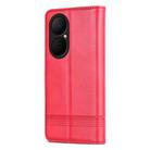 For Huawei Enjoy 80 AZNS Magnetic Calf Texture Flip Leather Phone Case(Red) - 3