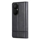For Huawei Enjoy 80 AZNS Magnetic Calf Texture Flip Leather Phone Case(Black) - 3