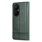 For Huawei Enjoy 80 AZNS Magnetic Calf Texture Flip Leather Phone Case(Dark Green) - 3