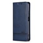 For Huawei Enjoy 80 AZNS Magnetic Calf Texture Flip Leather Phone Case(Dark Blue) - 2