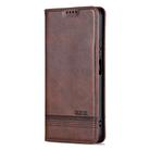 For Huawei Enjoy 80 AZNS Magnetic Calf Texture Flip Leather Phone Case(Dark Brown) - 2