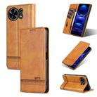 For Huawei Maimang 40 5G AZNS Magnetic Calf Texture Flip Leather Phone Case(Light Brown) - 1