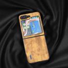For Samsung Galaxy Z Flip5 ABEEL Retro Litchi Texture PU Phone Case(Brown) - 3