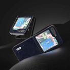 For Samsung Galaxy Z Flip5 ABEEL Retro Litchi Texture PU Phone Case(Blue) - 2