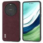 For Huawei Mate 60 Pro ABEEL Dream Litchi Texture PU Phone Case(Purple) - 1