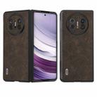 For Huawei Mate X5 ABEEL Dream Litchi Texture PU Phone Case(Khaki) - 1