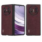For Huawei Mate X5 ABEEL Dream Litchi Texture PU Phone Case(Purple) - 1