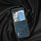 For Samsung Galaxy Z Flip5 ABEEL Dream Litchi Texture PU Phone Case(Blue) - 3