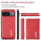 For Google Pixel 9 / 9 Pro DG.MING M1 Series 3-Fold Multi Card Wallet + Magnetic Phone Case(Red) - 2