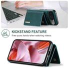 For Google Pixel 9 / 9 Pro DG.MING M1 Series 3-Fold Multi Card Wallet + Magnetic Phone Case(Green) - 3