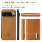 For Google Pixel 9 Pro XL DG.MING M1 Series 3-Fold Multi Card Wallet + Magnetic Phone Case(Brown) - 2