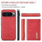 For Google Pixel 9 Pro XL DG.MING M1 Series 3-Fold Multi Card Wallet + Magnetic Phone Case(Red) - 2