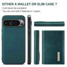 For Google Pixel 9 Pro XL DG.MING M1 Series 3-Fold Multi Card Wallet + Magnetic Phone Case(Green) - 2