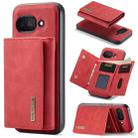For Google Pixel 9a DG.MING M1 Series 3-Fold Multi Card Wallet + Magnetic Phone Case(Red) - 1