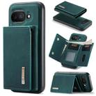 For Google Pixel 9a DG.MING M1 Series 3-Fold Multi Card Wallet + Magnetic Phone Case(Green) - 1