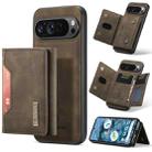 For Google Pixel 9 Pro XL DG.MING M2 Series 3-Fold Multi Card Bag + Magnetic Phone Case(Coffee) - 1