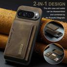 For Google Pixel 9 Pro XL DG.MING M2 Series 3-Fold Multi Card Bag + Magnetic Phone Case(Coffee) - 3