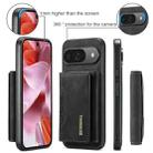 For Google Pixel 9 / 9 Pro DG.MING M2 Series 3-Fold Multi Card Bag + Magnetic Phone Case(Black) - 2