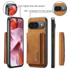 For Google Pixel 9 / 9 Pro DG.MING M2 Series 3-Fold Multi Card Bag + Magnetic Phone Case(Brown) - 2