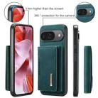 For Google Pixel 9 / 9 Pro DG.MING M2 Series 3-Fold Multi Card Bag + Magnetic Phone Case(Green) - 2