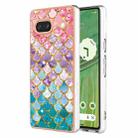 For Google Pixel 7a Electroplating IMD TPU Phone Case(Colorful Scales) - 1