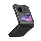 For vivo X Flip  Litchi Texture All Inclusive Shockproof Protective Phone Case(Black) - 1