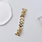 Big Denim Chain Metal Watch Band For Apple Watch Ultra 49mm(Gold) - 2