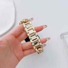 Big Denim Chain Metal Watch Band For Apple Watch 8 45mm(Gold) - 3