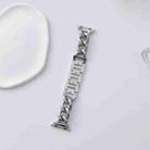 Big Denim Chain Metal Watch Band For Apple Watch 6 44mm(Silver) - 2