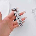 Big Denim Chain Metal Watch Band For Apple Watch 3 38mm(Silver) - 3