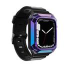 Armor Case Integrated TPU Watch Band For Apple Watch 8 45mm(Purple) - 1