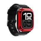 Armor Case Integrated TPU Watch Band For Apple Watch Series 10 42mm(Red) - 1