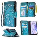 For Huawei P40 Colored Drawing Pattern Zipper Horizontal Flip Leather Case with Holder & Card Slots & Wallet(Plum Blossom) - 1