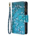 For Huawei P40 Pro Colored Drawing Pattern Zipper Horizontal Flip Leather Case with Holder & Card Slots & Wallet(Plum Blossom) - 3
