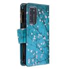 For Huawei P40 Pro Colored Drawing Pattern Zipper Horizontal Flip Leather Case with Holder & Card Slots & Wallet(Plum Blossom) - 4