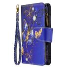 For Samsung Galaxy S20 Colored Drawing Pattern Zipper Horizontal Flip Leather Case with Holder & Card Slots & Wallet(Purple Butterfly) - 1