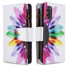 For Samsung Galaxy S20 Colored Drawing Pattern Zipper Horizontal Flip Leather Case with Holder & Card Slots & Wallet(Sun Flower) - 2