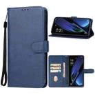 For OPPO K11x Leather Phone Case(Blue) - 1