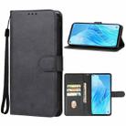 For OPPO Reno9 A/Reno 7 A Japan version Leather Phone Case(Black) - 1